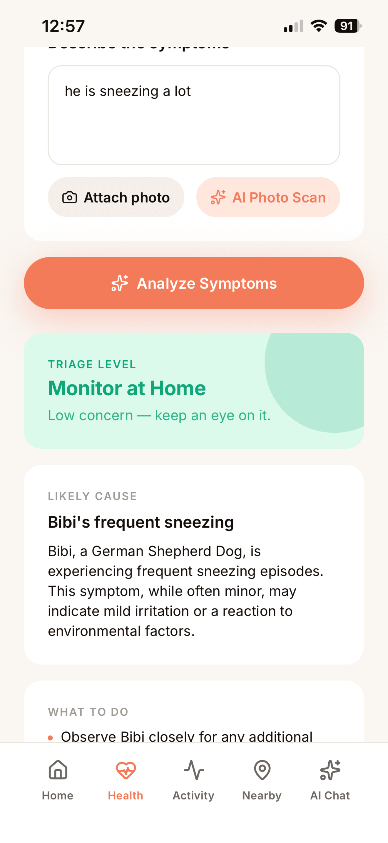 Symptom Checker